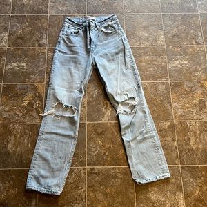 Abercrombie & Fitch The 90s Straight Ultra high rise